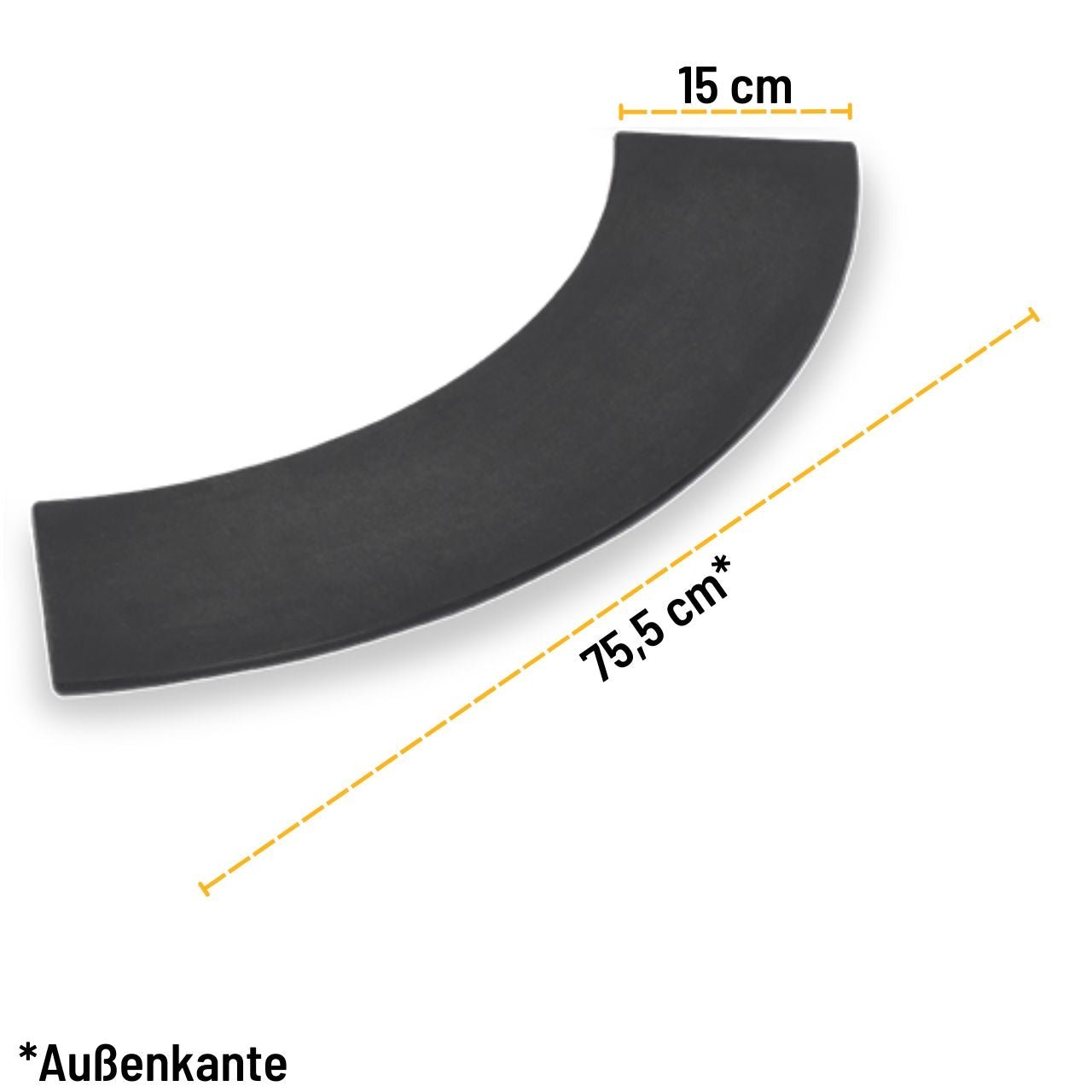 Moesta Bandit FirePlace Ablagebretter PaperPlank schwarz 4 Stück