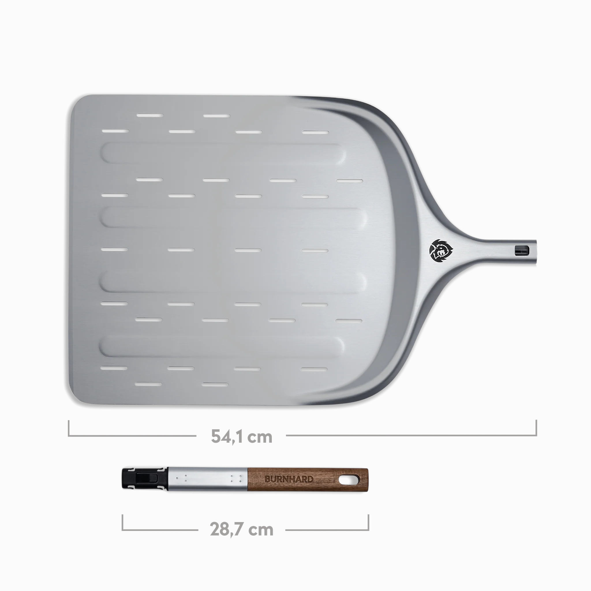 Burnhard Pizzaaufsatz Starter-Set 2-tlg. (Pizzaschieber 36cm)