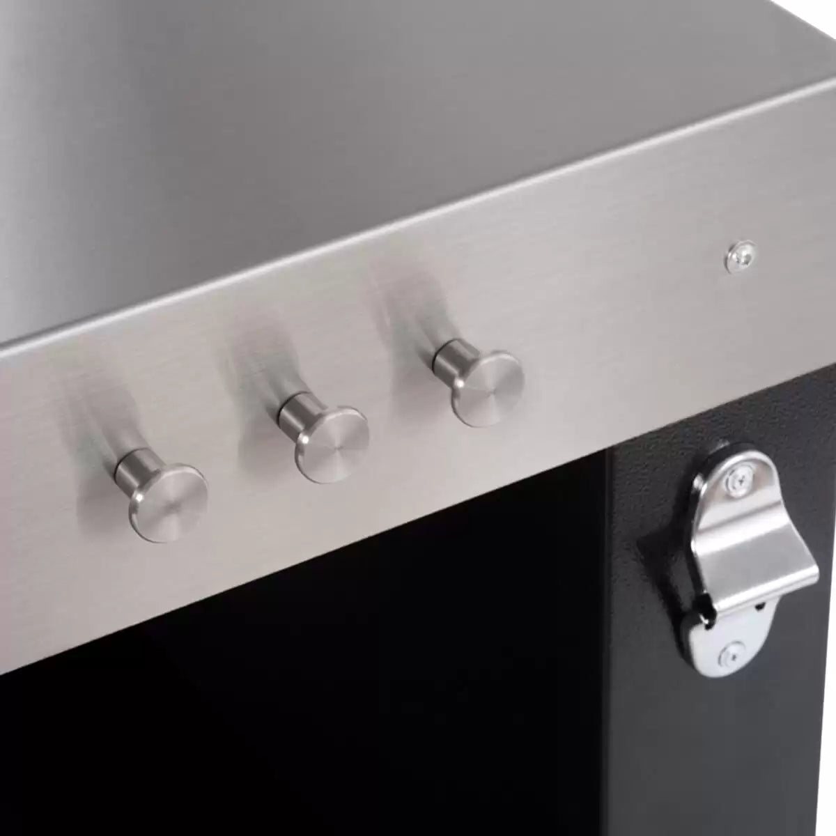 Alfa Forni Edelstahl-Arbeitstisch, 130 cm x 90 cm , Edelstahl Schwarz