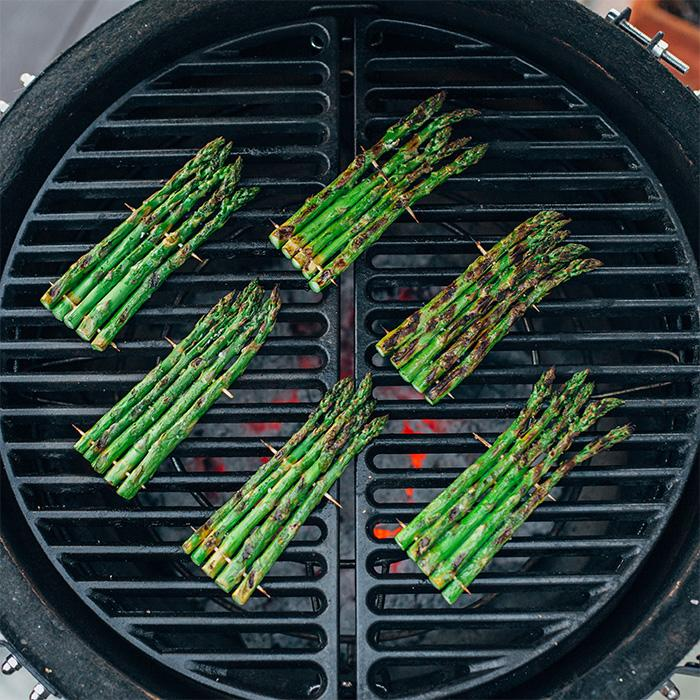 Anwendungsbild KamadoJoe Gussrost halbrund für Big Joe