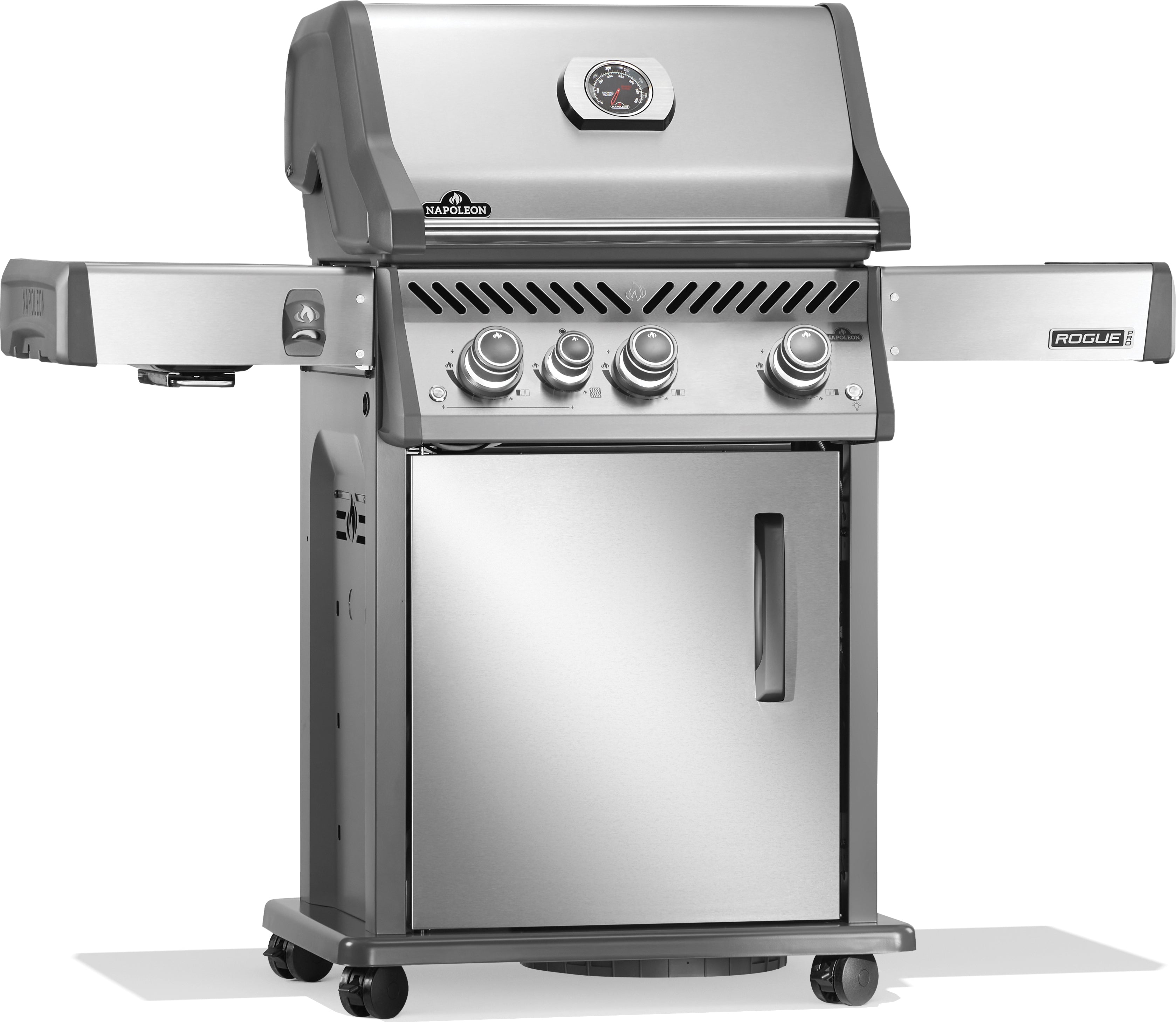 Napoleon Rogue Pro 425, SIZZLE ZONE Seitenbrenner, Edelstahl 2026