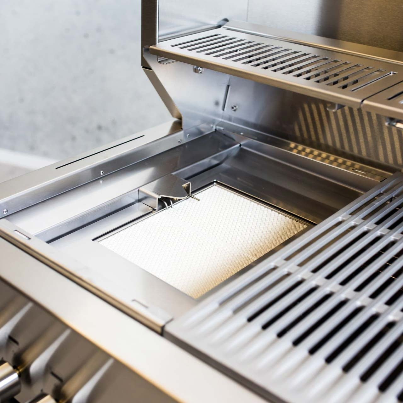 Flammkraft Gasgrill Block D Gen.5 Elfenbeinweiß