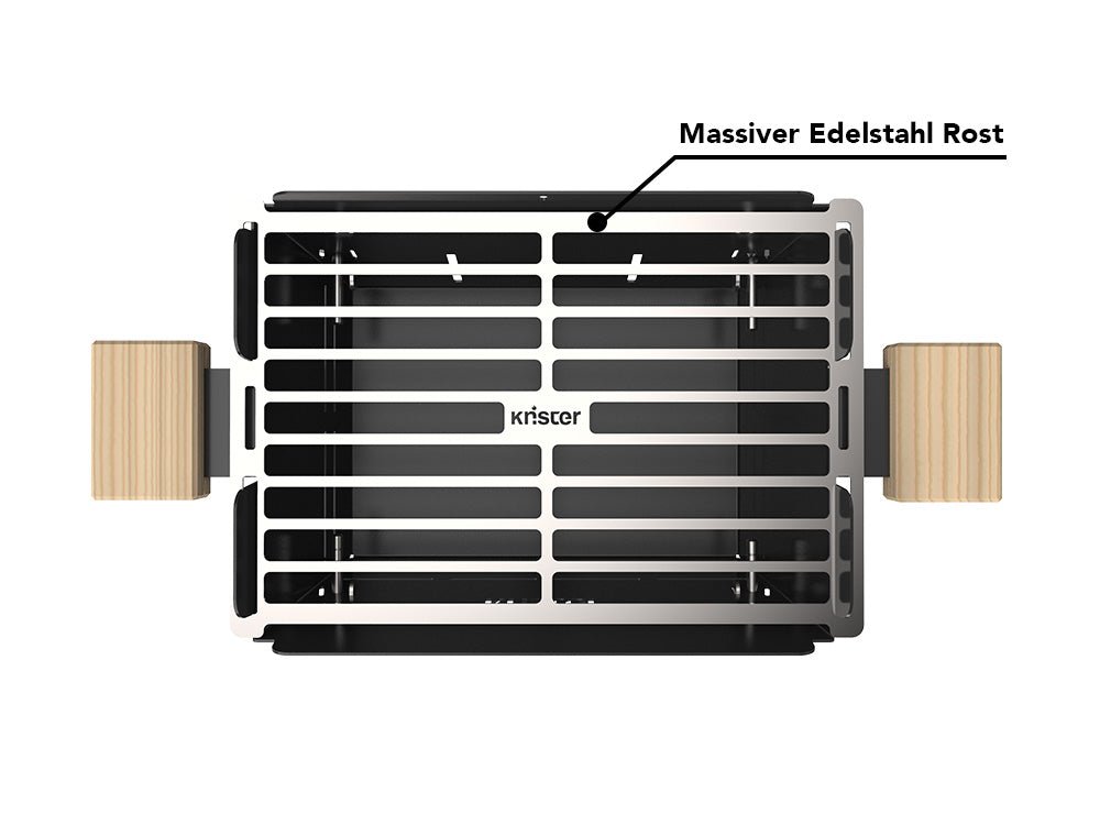 Knister Grill | Kohle | Schwarz - Knister Grill
