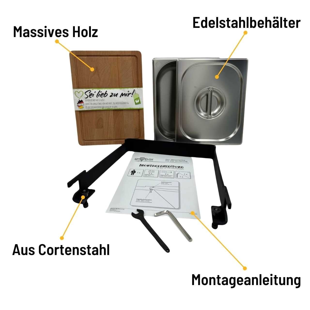 Manax Grillbar Halterung Ofyr Black - Set lackiert - Grillstar.deManax Grillbar Halterung Ofyr Black - Set lackiertManaxGrillstar.de122804262416740109