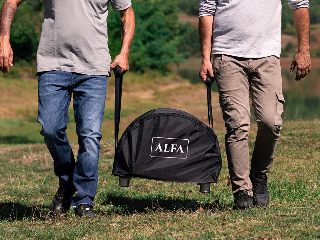 Alfa Forni Moderno Portable, Gas, Grau