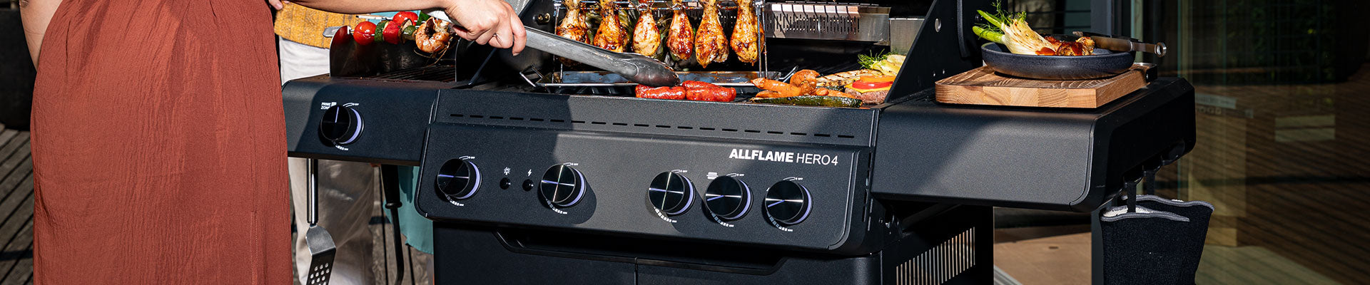 Banner - Grillen auf dem Rösle AllFlame