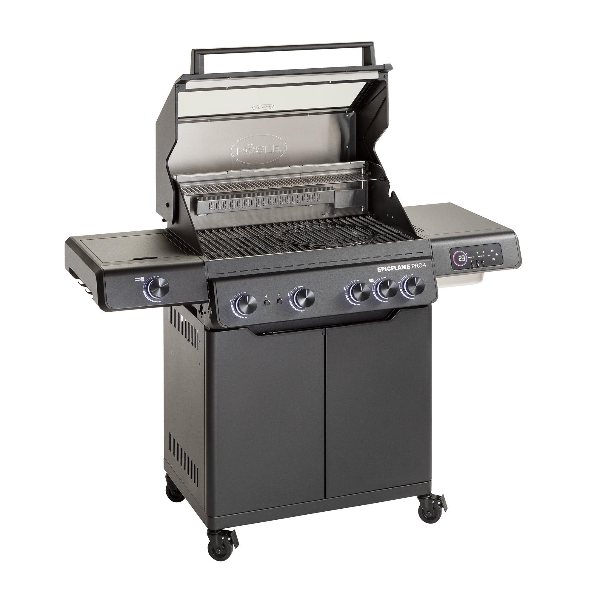 Rösle EPICFLAME Pro 4 Gasgrill inkl. Abdeckhaube