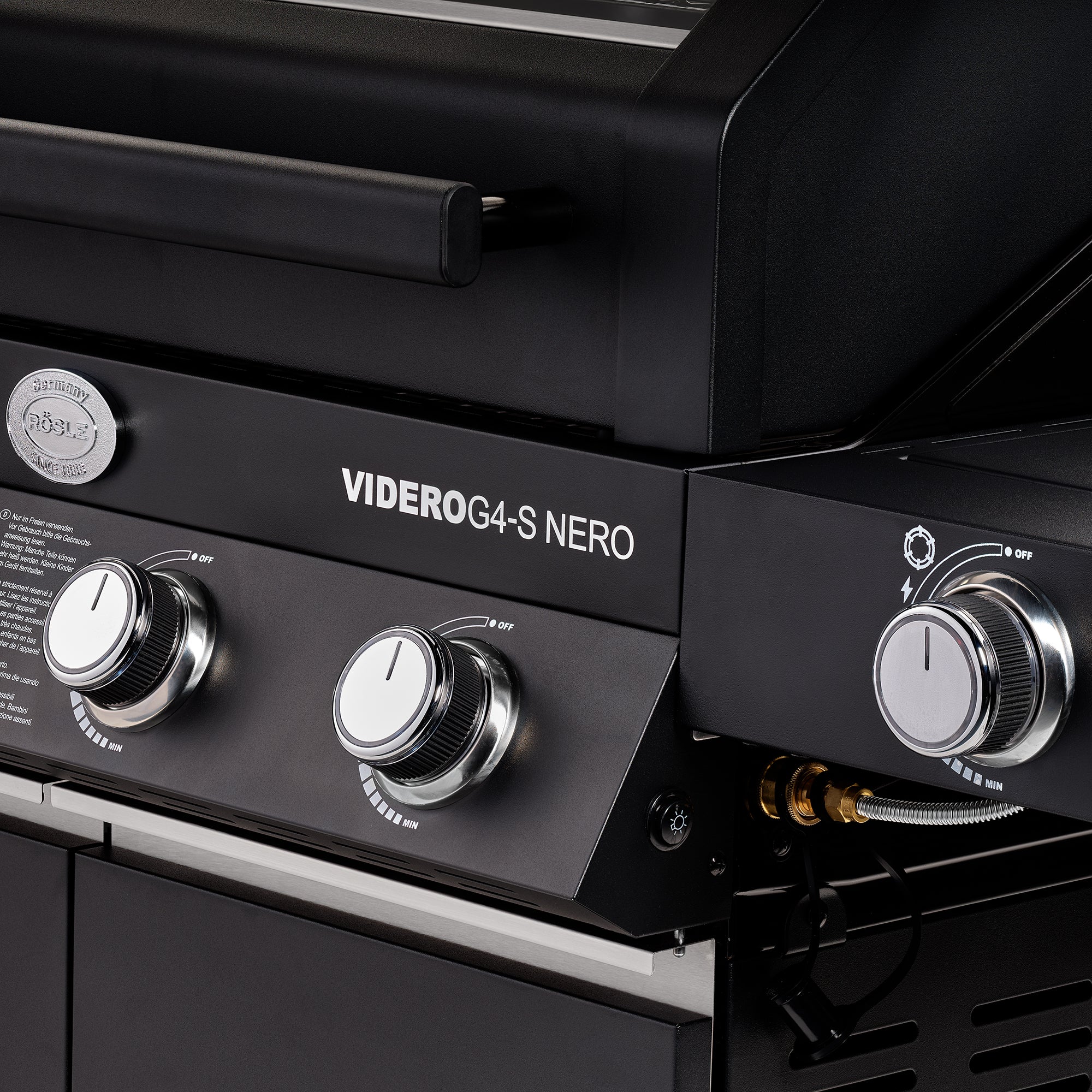 Rösle Videro G4-S Nero Vario+ Schwarz 50 mbar