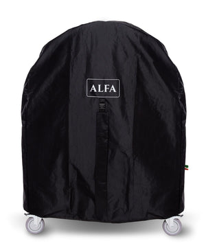 Alfa Forni Abdeckhaube 5 Pizze + Unterbau (Moderno), Schwarz