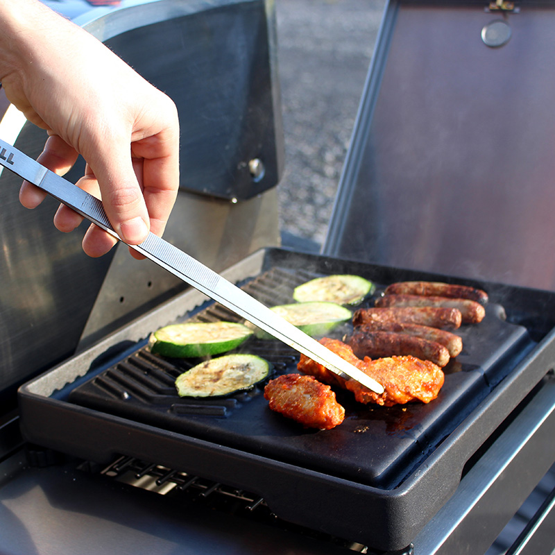 ALL’GRILL Gussplatte, für alle Seitenkocher