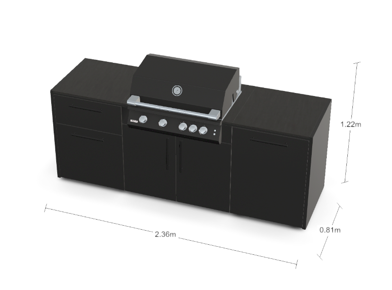 Brabura The Basic TWO All Black