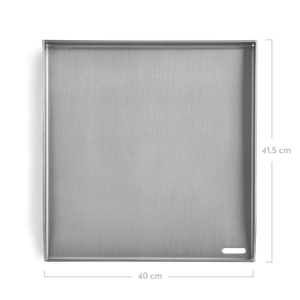 Burnhard Plancha Grillplatte passend für FRED | 41,5 x 40 x 3,5 cm