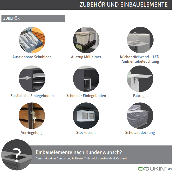 Dukin  Outdoorküche CookOUT® BLANK  135