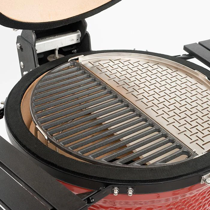 Anwendungsbild 2 KamadoJoe Gussrost halbrund für Big Joe