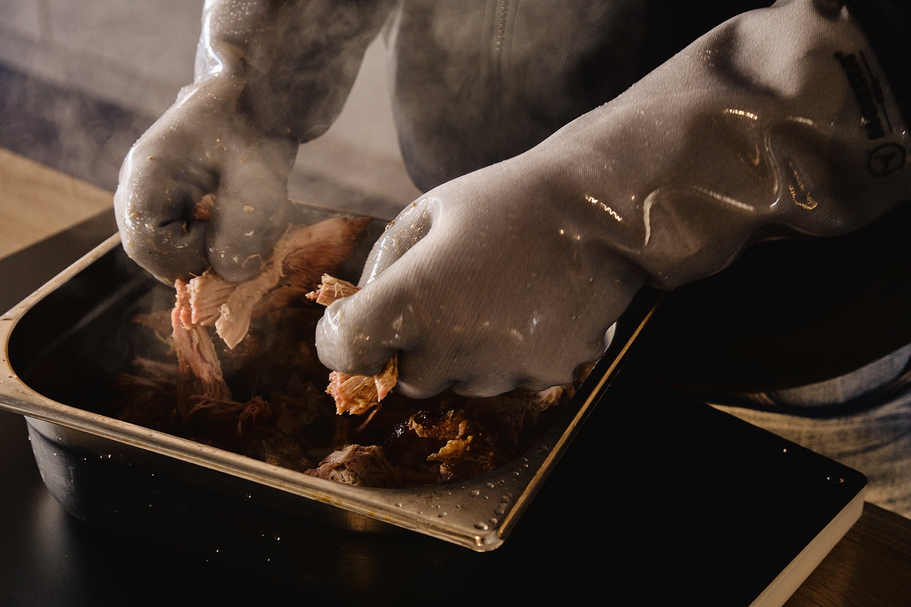 Moesta HeatPro Gloves - Grillhandschuhe aus Silikon - anthrazit in Größe M (8)