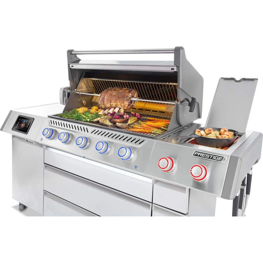 Napoleon Prestige PRO 665 Connected Gasgrill inkl. Drehspieß & elektrischer Räucherbox