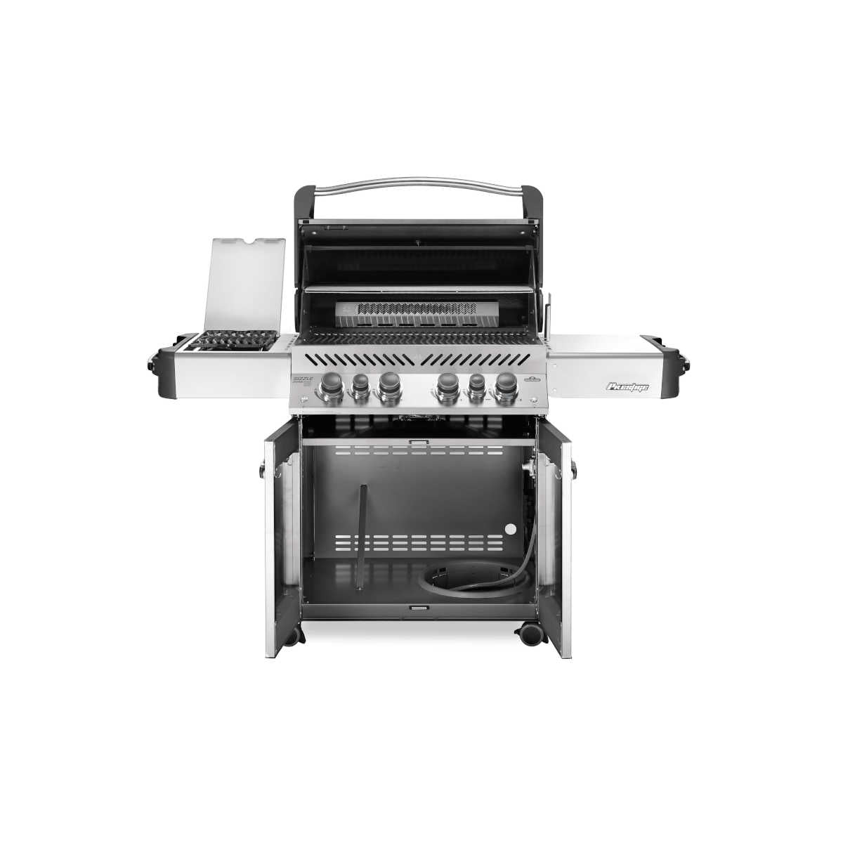 Produktbild Napoleon Prestige 500, Edelstahl geöffnet