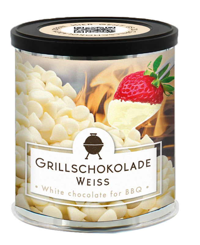 Produktbild Dose Rock 'n' Rubs x Callebaut Grillschokolade Weiß (200g)