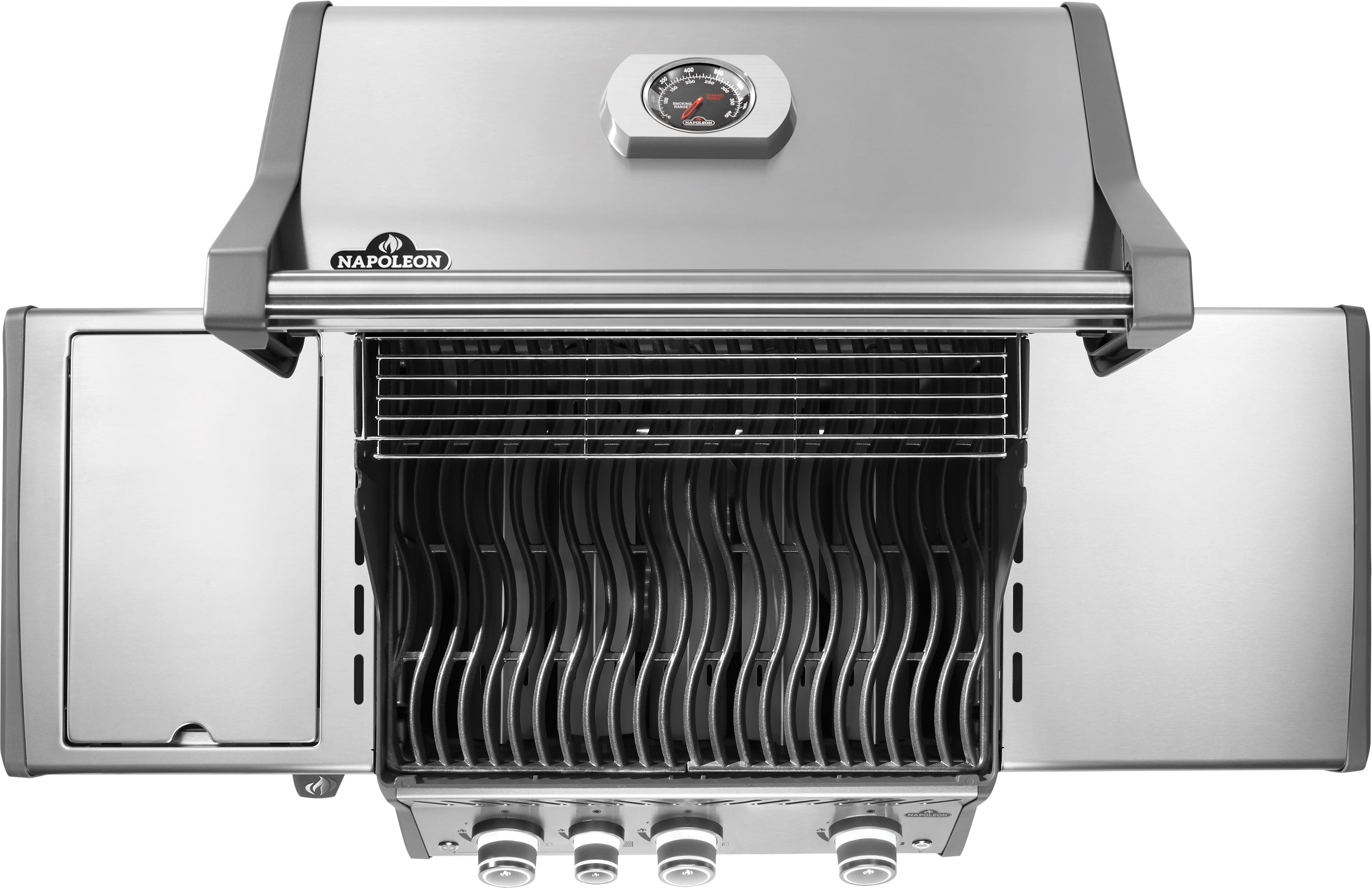 Napoleon Rogue Pro 425, SIZZLE ZONE Seitenbrenner, Edelstahl 2026