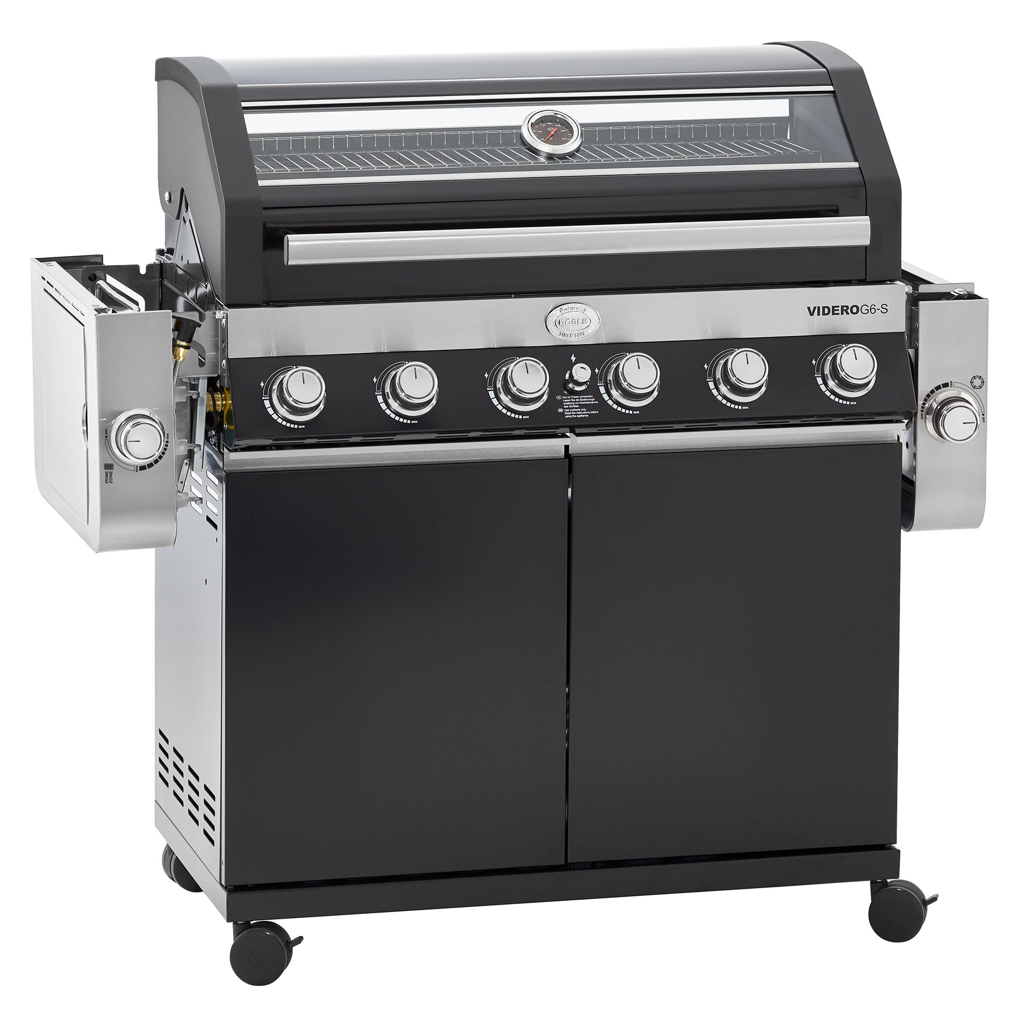 Rösle VIDERO G6-S Vario+ schwarz 50 mbar