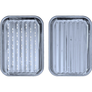 Babossa Grillschalen Set, Edelstahl