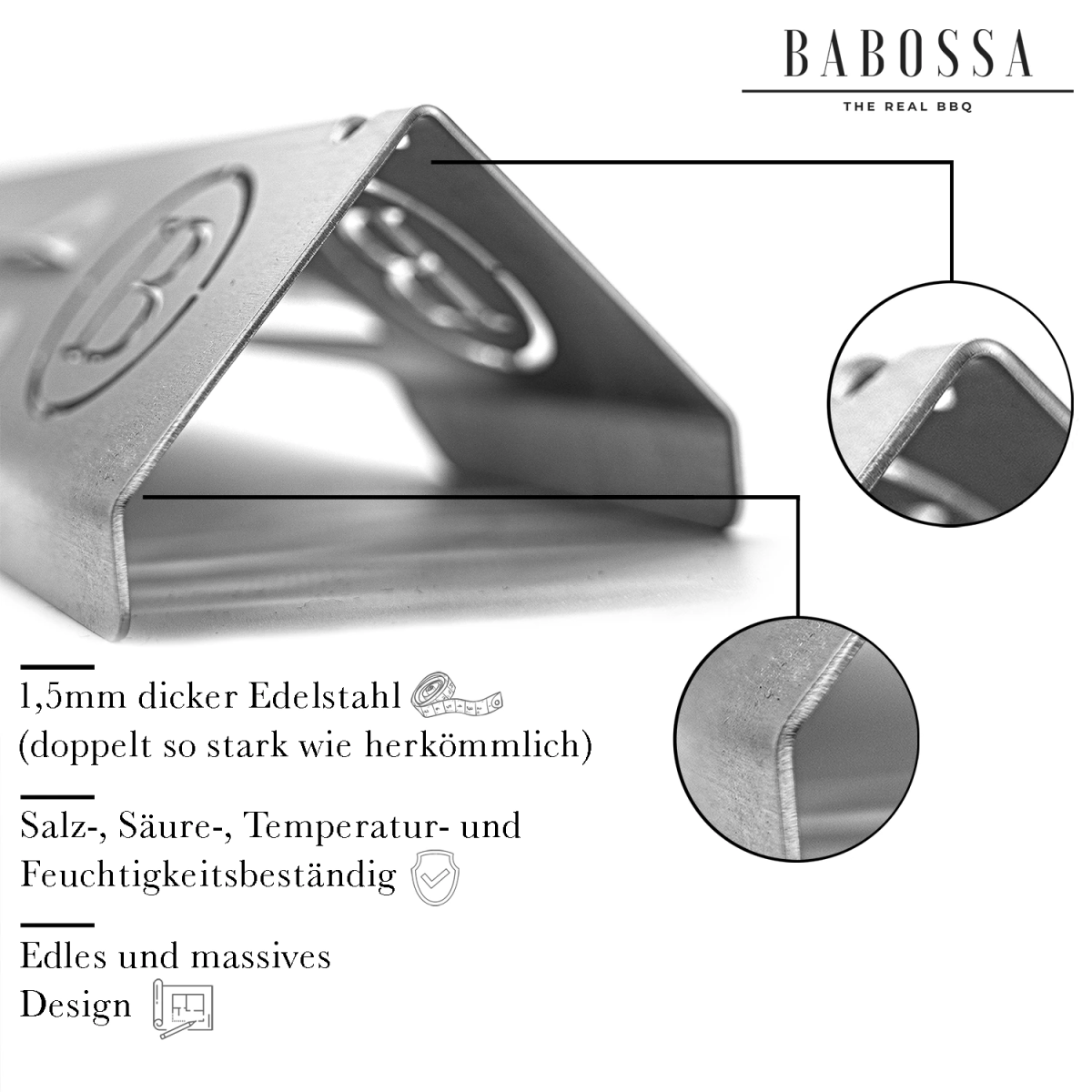 Babossa Flammschutzblech, Weber Spirit 310/320