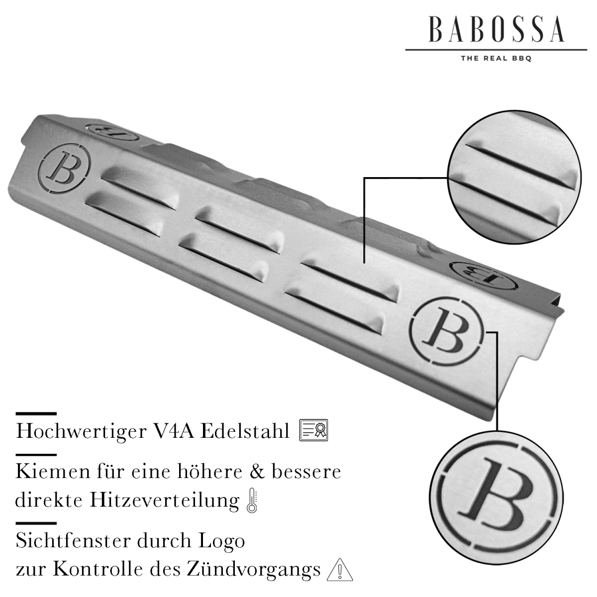 Babossa Flammschutzblech, Enders Boston Black Pro