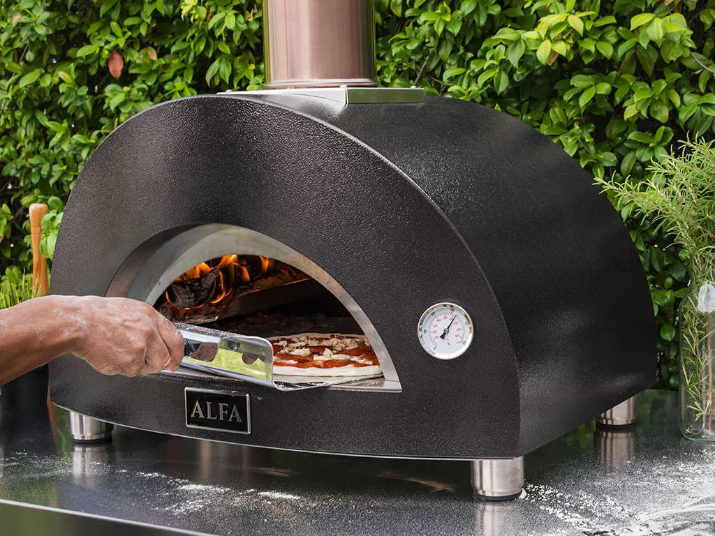 Anwendungsbild Alfa Forni Moderno  1 Pizza, Gas/Hybrid, grau