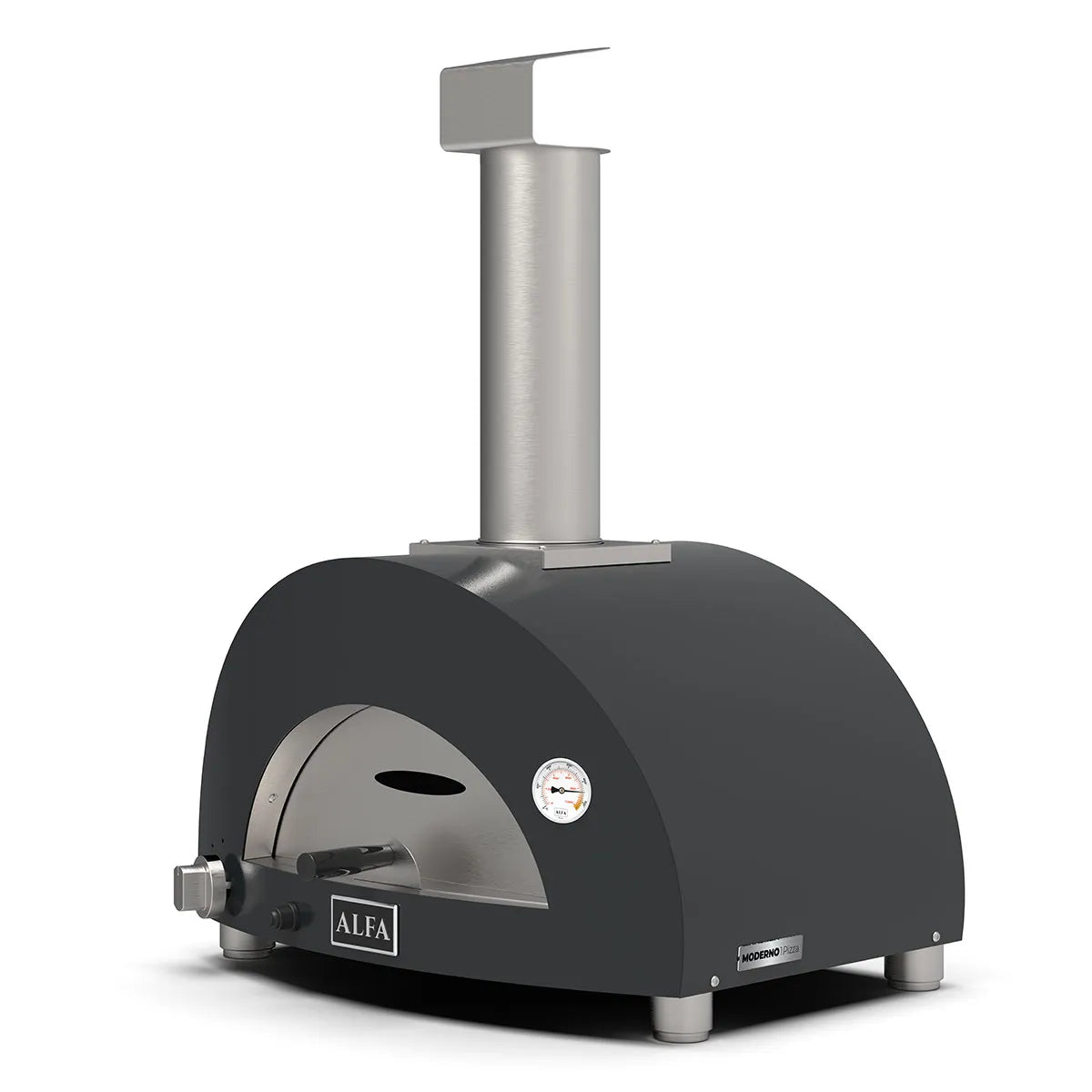 Alfa Forni Moderno  1 Pizza, Gas/Hybrid, grau Produktbild 