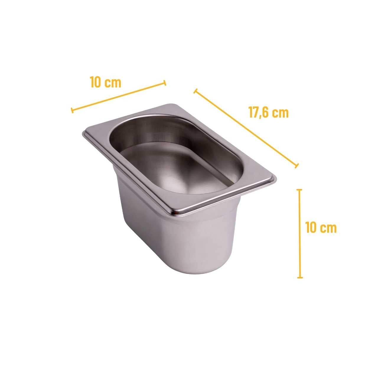 Maße Ooni Pizzabelag-Container - klein UU-P0D300